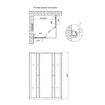 Душова кабіна Lidz SC90x90SATLOWDGR Wawel SC90×90 мм.SAT.LOW.DGR сатинова з темним тонованим склом 4 мм, розсувна, 90x90 см, без піддона (LWASC9090SATLOWDGR2)