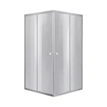 Душова кабіна Lidz SC90x90SATLOWDGR Wawel SC90×90 мм.SAT.LOW.DGR сатинова з темним тонованим склом 4 мм, розсувна, 90x90 см, без піддона (LWASC9090SATLOWDGR2)