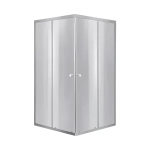 Душова кабіна Lidz SC90x90SATLOWDGR Wawel SC90×90 мм.SAT.LOW.DGR сатинова з темним тонованим склом 4 мм, розсувна, 90x90 см, без піддона (LWASC9090SATLOWDGR2)