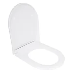 Qtap Сиденье для унитаза (Robin 490, Scorpio 490) 430x363x60 мм, White, с микролифтом, Slim Duroplast, MagLock QTSC179W48915