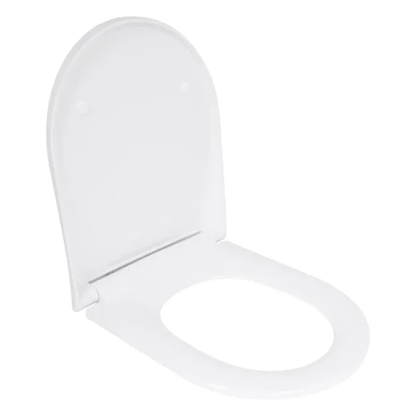Qtap Сиденье для унитаза (Robin 490, Scorpio 490) 430x363x60 мм, White, с микролифтом, Slim Duroplast, MagLock QTSC179W48915