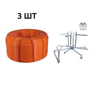 Акционный набор для теплого пола Thermo Alliance Professional / Standart с трехслойной трубой PEX-A EVOH 16x2.0 мм и оборудованием для размотки (SD00055075)