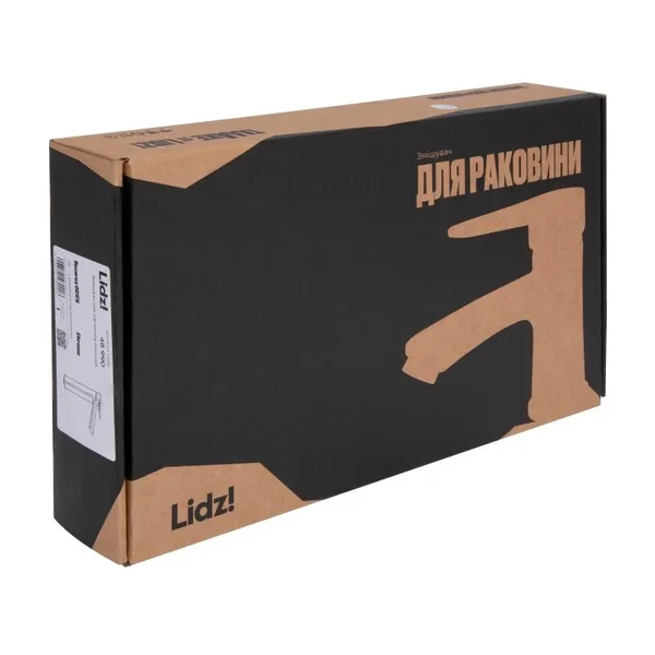 Змішувач для раковини Lidz Dozorca 001FH хромований високий (LDDOZ001FHCRM48990)