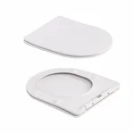 Унітаз підвісний Qtap Robin Ultra Quiet 520×365×340 мм, Marble, з сидінням Slim Duroplast / Soft-close / Quick Release QTROB26MR48998