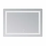 Дзеркало для ванної Lidz Kubis 1200×800 мм з сенсорним LED-підсвічуванням, функцією антизапотівання та димером (LDKUB120080049007)