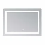 Дзеркало для ванної Lidz Kubis 1200×800 мм з сенсорним LED-підсвічуванням, функцією антизапотівання та димером (LDKUB120080049007)