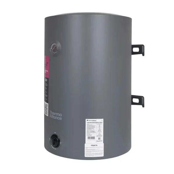 Водонагреватель электрический Thermo Alliance 50 л Grey универсальный, мокрый ТЭН 1,5 кВт D50VH15Q2G