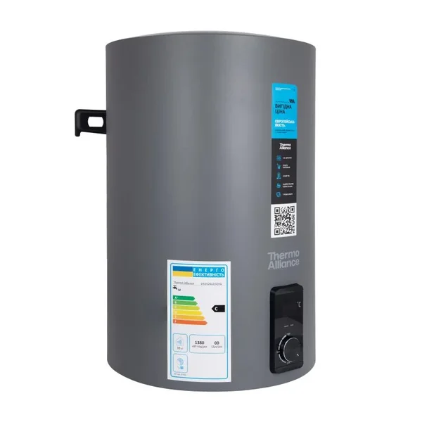 Водонагреватель электрический Thermo Alliance 50 л Grey,  вертикальный, сухой ТЭН 2,0 кВт D50V20J2(D)KG