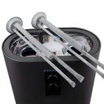 Водонагреватель электрический Thermo Alliance 50 л, Grey, плоский вертикальный, сухой ТЭН 2 кВт (0,8+1,2) DT50V20GPDD2G