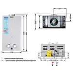 Газова колонка Thermo Alliance AllianceJSD20-10CR JSD20-10CR SILVER срібляста димохідна 10 л/хв (JSD2010CRSILVER)