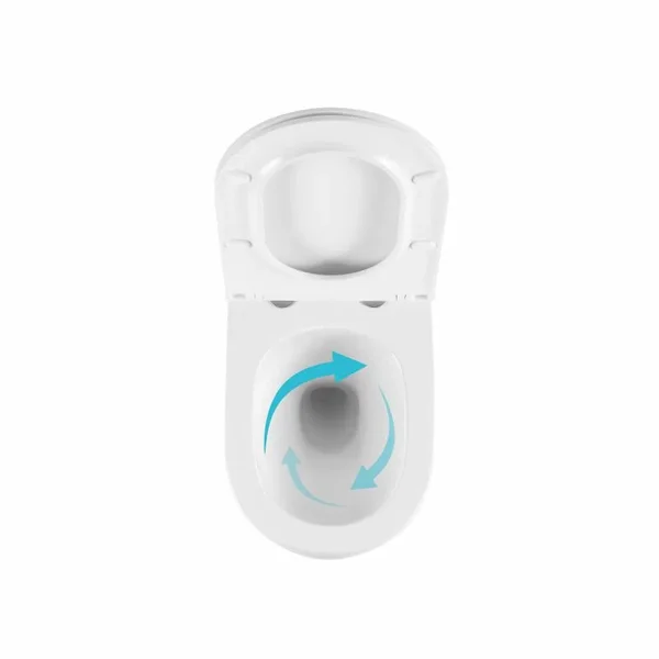 Подвесной унитаз Qtap Taurus Ultra Quiet керамический белый безободковый с сиденьем slim duroplast soft-close/quick release (QTTAU26W49116)