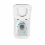 Подвесной унитаз Qtap Gemini Ultra Quiet белый безободковый с дюропластовым сиденьем Slim Soft-close / Quick Release (QTTAU26W49119)