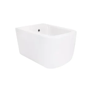 Биде подвесное Qtap QTTAU28W49120 Gemini керамическое белое с отверстием под смеситель (QTTAU28W49120)