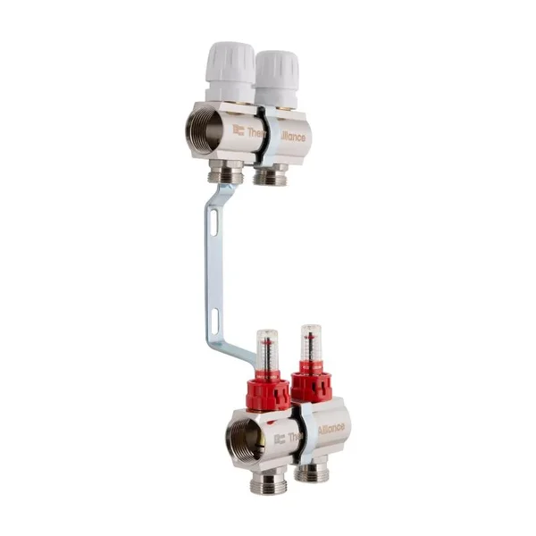 Колектор Thermo Alliance Standart TAS235W2E латунний на 2 виходи 1