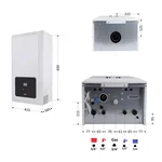 Котел газовый Airfel Optimum Premix 30 кВт двухконтурный конденсационный турбированный (A2CPX030EARU)