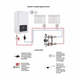 Котел газовый Airfel Optimum Premix 30 кВт двухконтурный конденсационный турбированный (A2CPX030EARU)