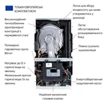 Котел газовый Airfel Optimum Premix 30 кВт двухконтурный конденсационный турбированный (A2CPX030EARU)