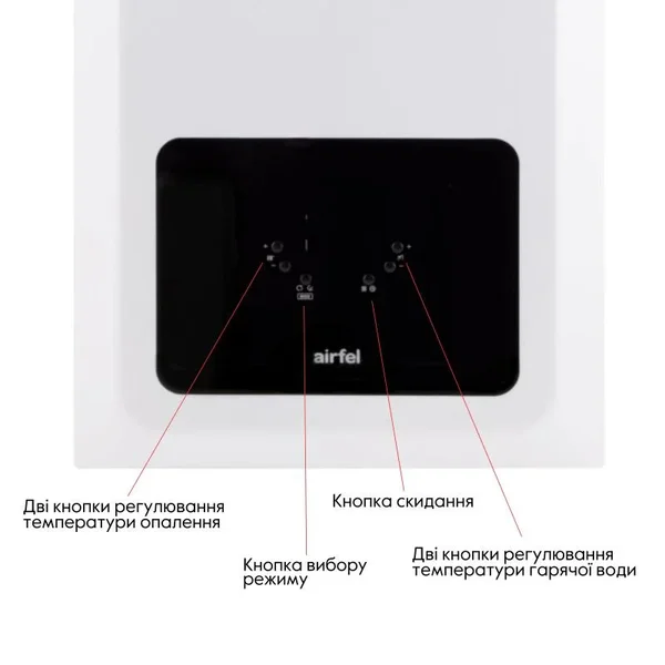 Котел газовый Airfel Optimum Premix 36 кВт конденсационный двухконтурный турбированный (A2CPX036EARU)