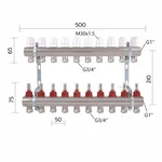 Колектор Thermo Alliance Standart TAS235W10E латунний 1