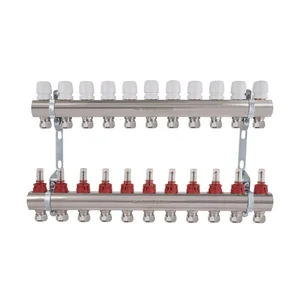Колектор для теплої підлоги Thermo Alliance Standart TAS235W11E латунний 1