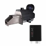 Горелка пеллетная Thermo Alliance EVO 23 кВт с автоматической очисткой, шнеком 1.5 м и контроллером Pelet-1 (TAEVO-23SET)