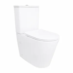 Унітаз-компакт підлоговий Qtap Arvin Ultra Quiet білий безобідковий з сидінням Soft-close (QTARV27W49259)
