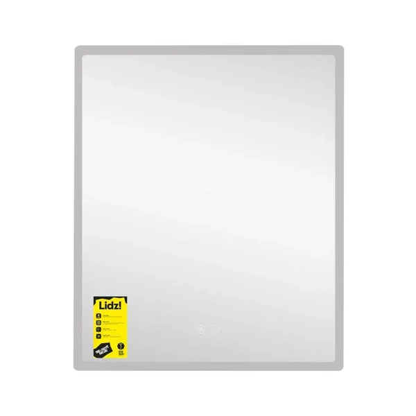 Дзеркало Lidz Orion 700×800 мм з сенсорним LED-підсвічуванням, антизапотіванням та регулюванням яскравості (LDOR70080049293)