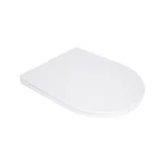 Сиденье для унитаза Qtap Taurus 490 дюропластовое белое тонкое с микролифтом и функцией Quick Release (QTSC179W49383)