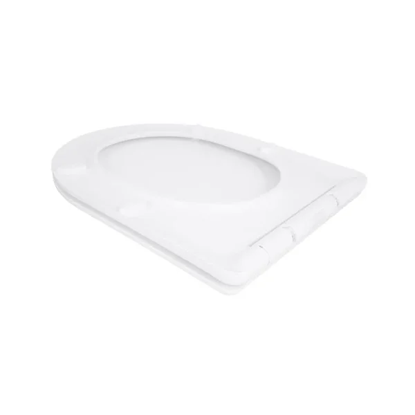 Сиденье для унитаза Qtap Taurus 490 дюропластовое белое тонкое с микролифтом и функцией Quick Release (QTSC179W49383)