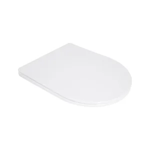Сиденье для унитаза Qtap Taurus 490 дюропластовое белое тонкое с микролифтом и функцией Quick Release (QTSC179W49383)