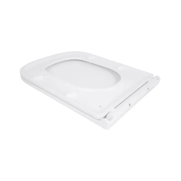 Сиденье для унитаза Qtap Gemini 490 дюропластовое белое slim с микролифтом и быстрым съемом (QTSC179W49385)