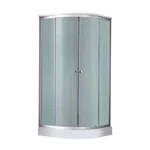 Душовий бокс Lidz Tani SB100x100.SAT.LOW.FR, скло Frost 4 мм