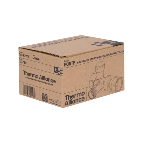 Клапан для расширительного бака Thermo Alliance SD00055570 Forte латунный (TAF912W20)
