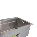 Мойка для кухни интегрированная Lidz Handmade H6845 Brushed Steel 3,0/1,0 мм LDH6845BRU49455