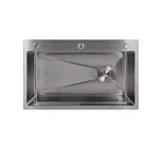 Мойка для кухни интегрированная Lidz Handmade H7545 Brushed Steel 3,0/1,0 мм LDH7545BRU49457