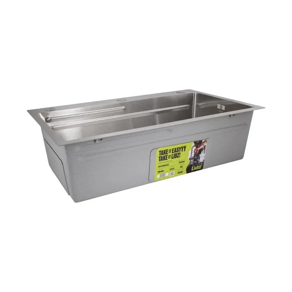 Мойка для кухни интегрированная Lidz Handmade H7545 Brushed Steel 3,0/1,0 мм LDH7545BRU49457