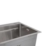Мойка для кухни интегрированная Lidz Handmade H7545 Brushed Steel 3,0/1,0 мм LDH7545BRU49457