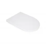 Сиденье для унитаза Qtap Kolibri дюропластовое белое Slim с микролифтом и быстрым съемом (QTST179W49488)