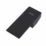 Ручка для змішувача Lidz LDKUB1054226449498 Kubis з нержавіючої сталі чорна під картридж 35 мм (LDKUB1054226449498)
