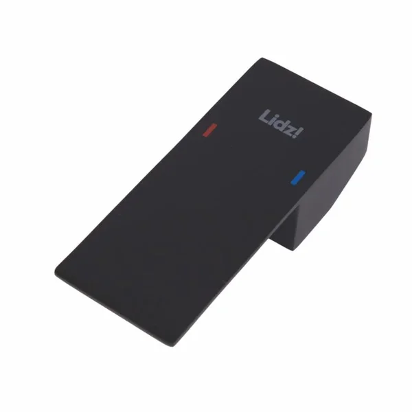 Ручка для змішувача Lidz LDKUB1054226449498 Kubis з нержавіючої сталі чорна під картридж 35 мм (LDKUB1054226449498)