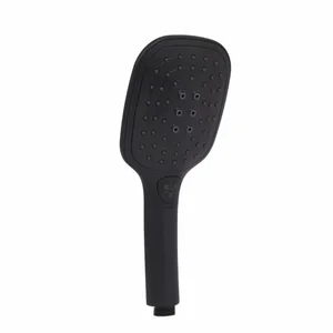 Лейка для ручного душа Lidz Kubis Black пластиковая для смесителей и душевых систем (LDKUB2551064249511)