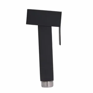 Лейка для гигиенического душа Lidz Kubis из нержавеющей стали черная (LDKUB1256125B49515)
