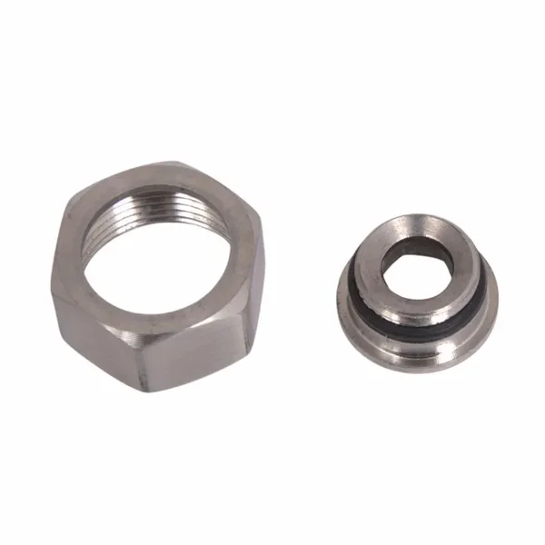 Гайка з футоркою Lidz Kubis Nickel з нержавіючої сталі для змішувача та душової стійки (LDKUB3132815N49531)