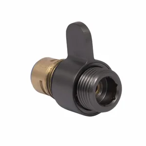 Ручка переключения режимов Qtap Vlasta New латунная Gunmetal Black PVD для смесителя для ванны (QTVLA4623528GMB49637)