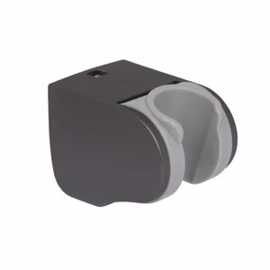 Кронштейн для ручного душа Qtap Vlasta New пластиковый gunmetal black для смесителя для ванны (QTVLA6254051GMB49643)