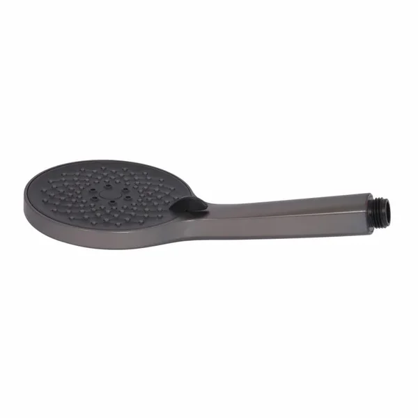 Лійка для ручного душу Qtap Vlasta New пластикова з PVD-покриттям Gunmetal Black (QTVLA25212040GMB49649)