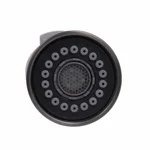 Лійка Qtap Vlasta New пластикова gunmetal black для висувного виливу (QTVLA101538285GMB49651)