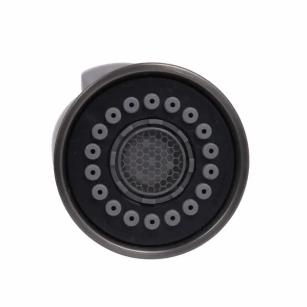 Лійка Qtap Vlasta New пластикова gunmetal black для висувного виливу (QTVLA101538285GMB49651)