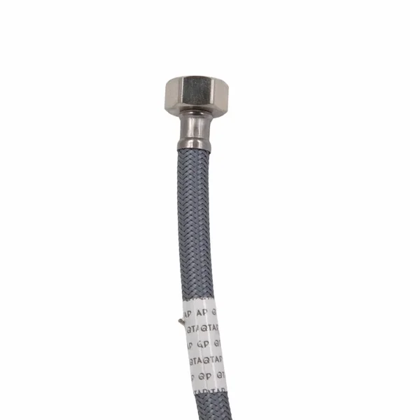 Шланг для смесителя Qtap QT50013513549683 в металлической оплетке с короткой иглой 500 мм (QT50013513549683)