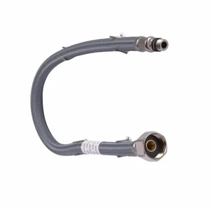Шланг для смесителя Qtap QT50013513549683 в металлической оплетке с короткой иглой 500 мм (QT50013513549683)